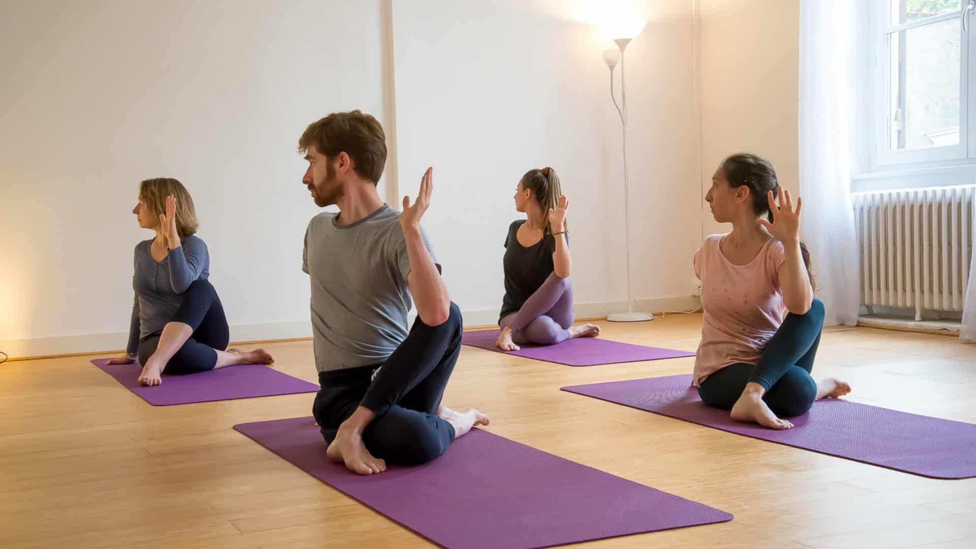 Hatha Yoga Lyon Torsion assise